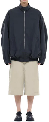WE11DONE Oversized Navy Zip-Up Jacket with Logo and Stand Collar. WD-JP2-24-061-M-NV Shop WE11DONE Oversized Navy Zip-Up Jacket with Logo and Stand Collar. WD-JP2-24-061-M-NV