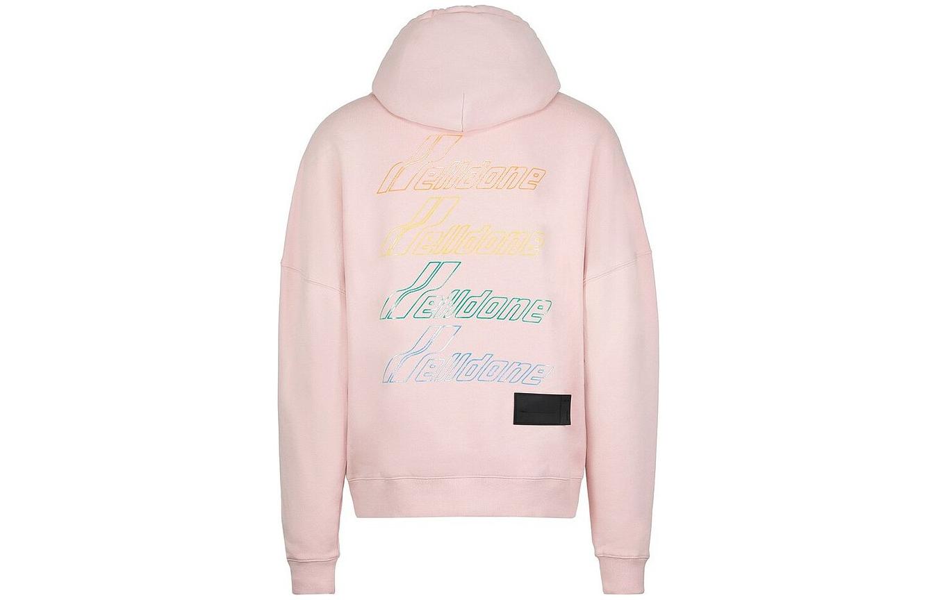 WE11DONE  Pink Letter Graphic Drawstring Hoodie WD-TH8-20-097-U-PK 圖 3