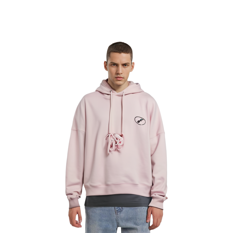 WE11DONE  Pink Letter Graphic Drawstring Hoodie WD-TH8-20-097-U-PK 圖 4