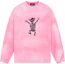 Buy WE11DONE Pink Teddy Bear Sweater Lengan Panjang Rajut Ribbed. WD-TT1-24-863-U-PK