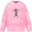 Order WE11DONE Pink Teddy Bear Sweater Lengan Panjang Rajut Ribbed. WD-TT1-24-863-U-PK