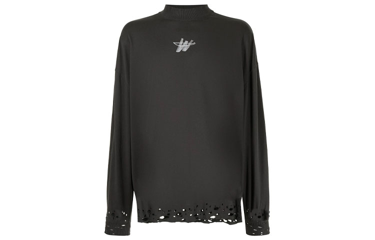 WE11DONE  Vintage Logo Sweatshirt Grey WD-TP6-20-001-U-BK 圖 2