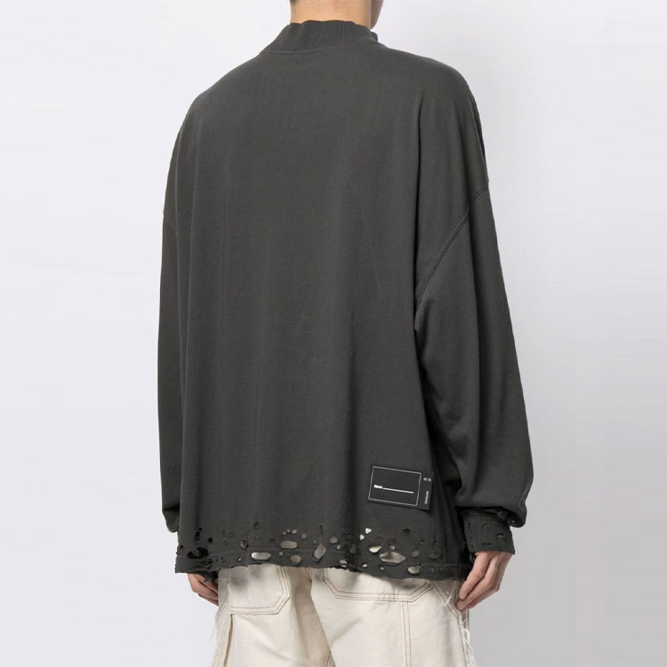 WE11DONE  Vintage Logo Sweatshirt Grey WD-TP6-20-001-U-BK 圖 4