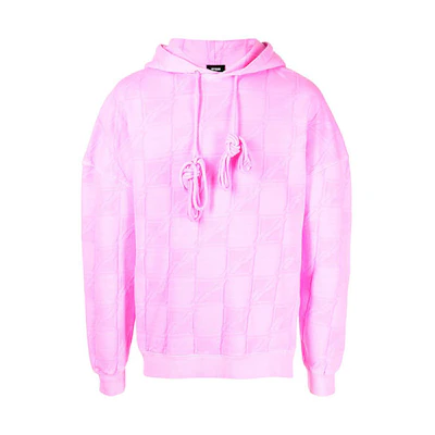 WE11DONE All Over Logo Pullover Sweatshirt Unisex Pink WD-TH3-21-581-U-PK