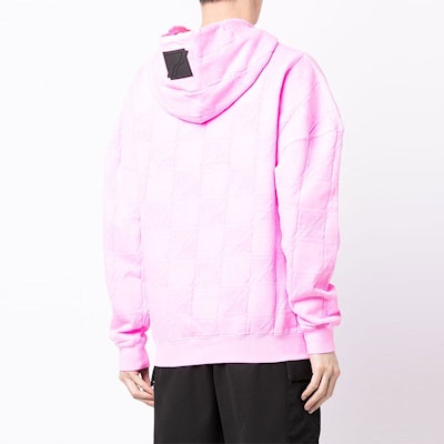 WE11DONE All Over Logo Pullover Sweatshirt Unisex Pink WD-TH3-21-581-U-PK Details for WE11DONE All Over Logo Pullover Sweatshirt Unisex Pink WD-TH3-21-581-U-PK