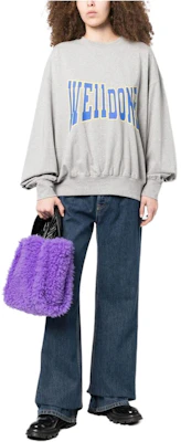 WE11DONE 不对称logo印花长袖卫衣 男女同款 浅灰色 WD-TS3-22-799-U-MG Lookbook WE11DONE 不对称logo印花长袖卫衣 男女同款 浅灰色 WD-TS3-22-799-U-MG