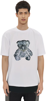 WE11DONE 熊熊項鍊反光圖案中性短袖T恤 WD-TT9-20-117-U-WH Sizing WE11DONE 熊熊項鍊反光圖案中性短袖T恤 WD-TT9-20-117-U-WH