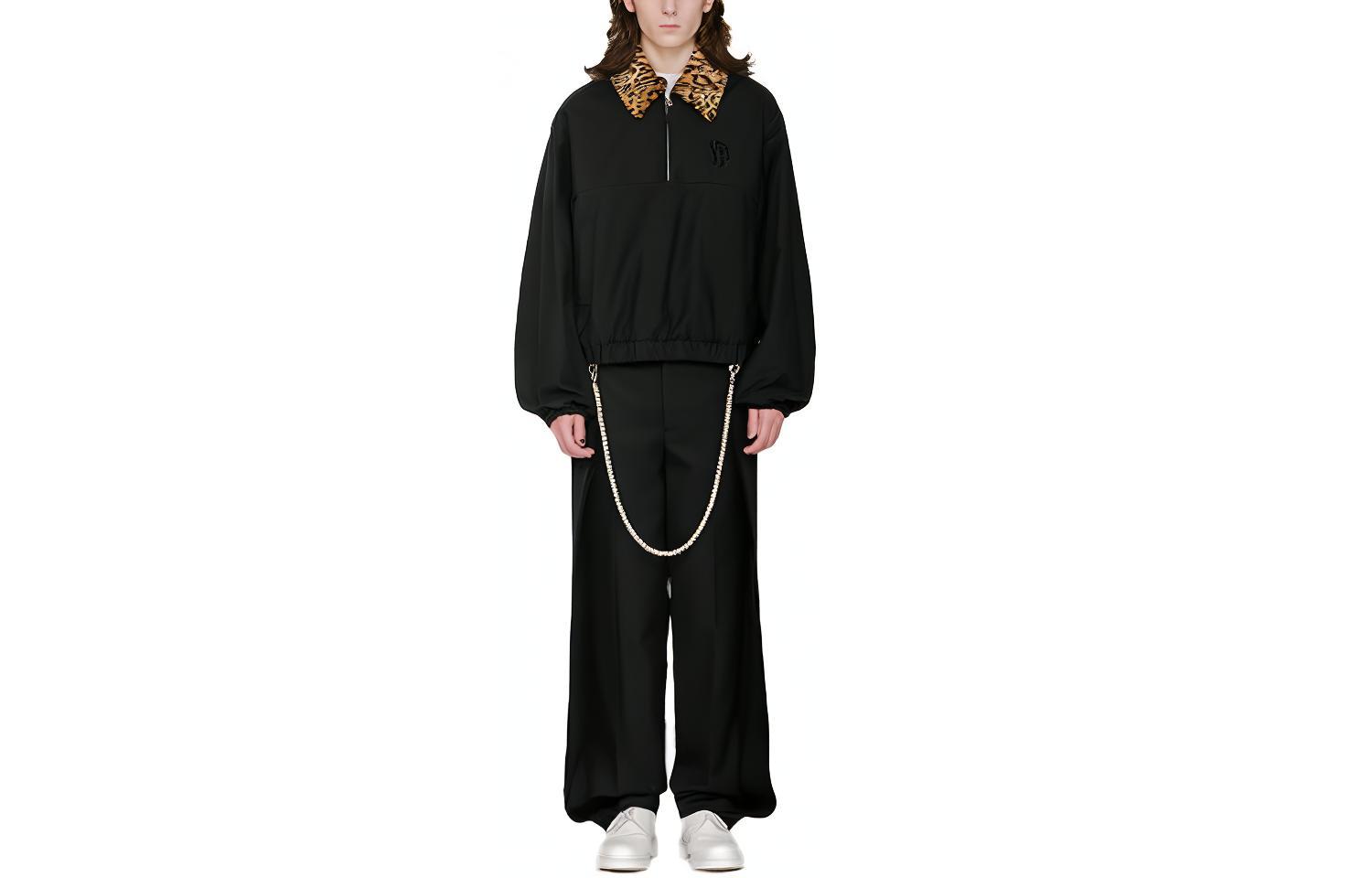 WE11DONE Black Faux Fur Collar Parka Jacket Unisex WD-JP9-20-058-U-BLACK