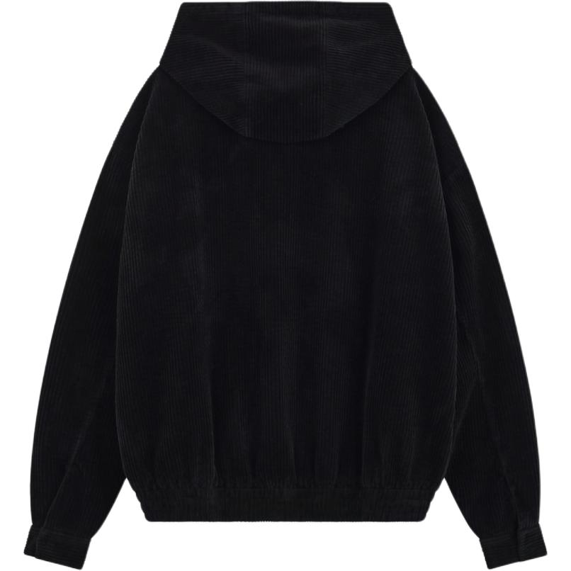 WE11DONE Black Hoodie Zip-Up Jacket with Logo Embroidery WD-JP2-24-083-M-BK 圖 3