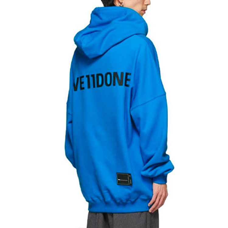 Purchase WE11DONE 黑色藍色徽標寬鬆版型款衛衣 男女款 WD-SS5-19-115-U-BL