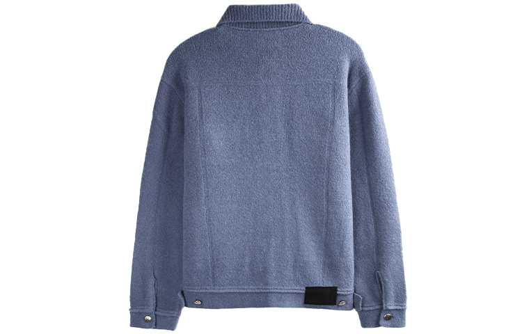 WE11DONE Blue Collared Buttoned Pocket Casual Jacket Unisex. WD-KJ9-20-068-U-BL 圖 3