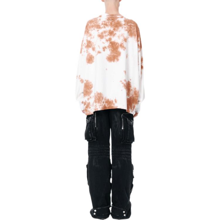 Purchase WE11DONE 棕色綁染Logo徽章長袖男女T恤 多色款 WD-TT1-22-625-U-BR