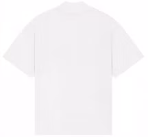 Lookbook WE11DONE 胸口標誌印花高領短袖中性T恤 WD-TT1-22-560-U-WH