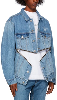 WE11DONE 經典 "WD" 標誌藍色丹寧外套 男女款 WD-DJ6-20-060-U-BL Shop WE11DONE 經典 "WD" 標誌藍色丹寧外套 男女款 WD-DJ6-20-060-U-BL