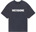 Order WE11DONE 經典大Logo印花中性灰色圓領T恤. WD-TT3-22-841-U-CH