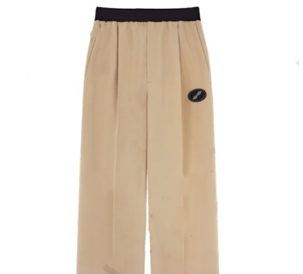 WE11DONE Classic Logo Elastic Waist Casual Pants Unisex Beige WD-PT4-20-729-U-BG Buy WE11DONE Classic Logo Elastic Waist Casual Pants Unisex Beige WD-PT4-20-729-U-BG