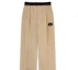 Buy WE11DONE Classic Logo Elastic Waist Casual Pants Unisex Beige WD-PT4-20-729-U-BG