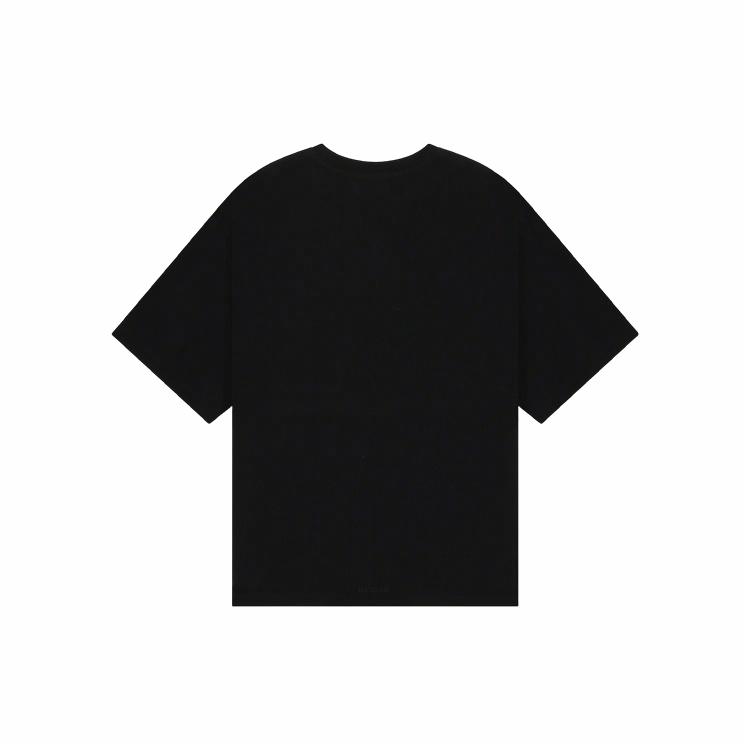 WE11DONE Classic Logo Lettering Crewneck Short Sleeve Tee Unisex Black WD-TT1-25-765-U-BK 圖 3