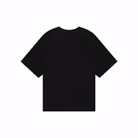 Lookbook WE11DONE 經典標誌字母短袖T恤 男女款 黑色 WD-TT1-25-765-U-BK
