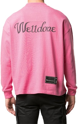 WE11DONE 經典Logo粉色加大版長袖T恤 男女適用 WD-TP4-20-712-U-PK Lookbook WE11DONE 經典Logo粉色加大版長袖T恤 男女適用 WD-TP4-20-712-U-PK
