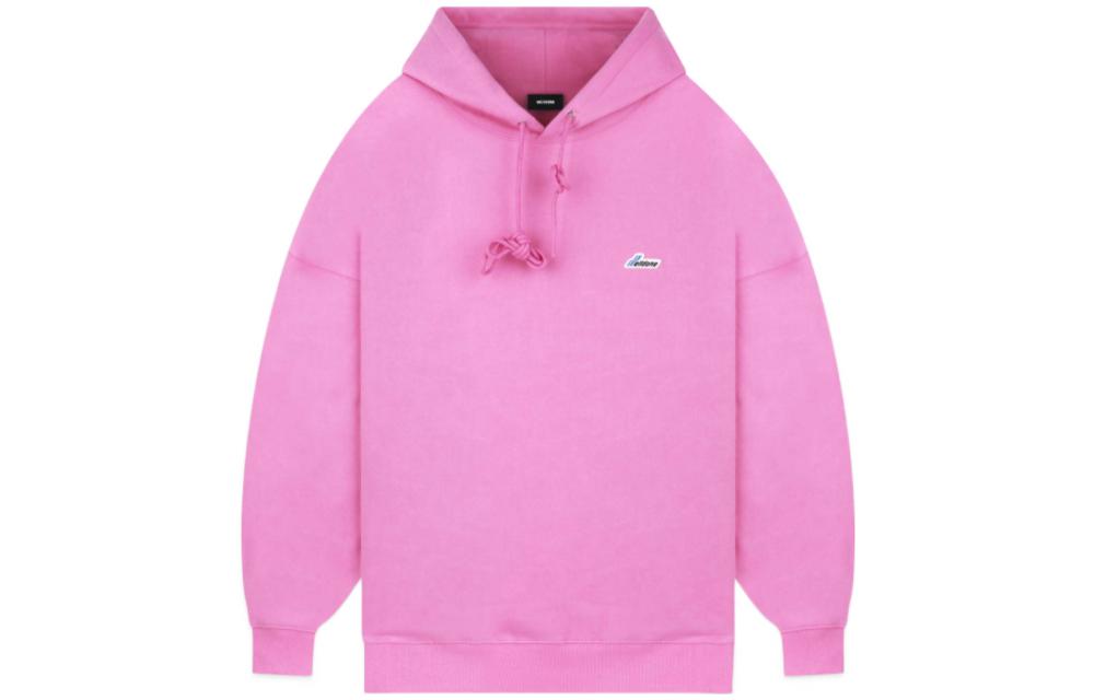 WE11DONE Classic Logo Patch Hoodie Unisex Pink WD-SS5-19-128-U-PK