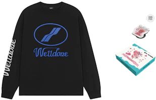 WE11DONE Classic Oversized Logo Long Sleeve T-Shirt Unisex - Black WD-TP4-20-712-U-BK WE11DONE Classic Oversized Logo Long Sleeve T-Shirt Unisex - Black WD-TP4-20-712-U-BK