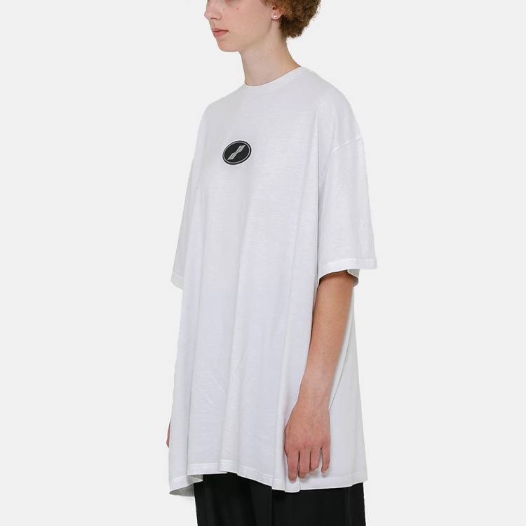 WE11DONE Classic Oversized Unisex White T-Shirt. WD-TP4-20-026-U-IV 圖 4