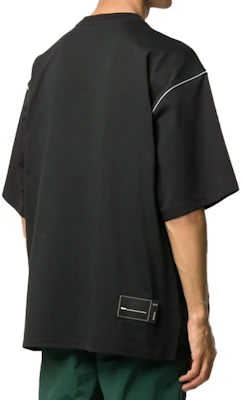 WE11DONE 经典反光标志男女同款黑色短袖T恤 WD-TP5-19-940-BK Shop WE11DONE 经典反光标志男女同款黑色短袖T恤 WD-TP5-19-940-BK