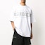 Shop WE11DONE Classic Reflective Logo Unisex Printed T-Shirt White. WD-TP5-19-940-WH