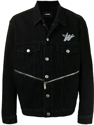 WE11DONE Classic WD Logo Zip Denim Jacket Black Unisex Fall Collection. WD-DJ6-20-060-U-BK Buy WE11DONE Classic WD Logo Zip Denim Jacket Black Unisex Fall Collection. WD-DJ6-20-060-U-BK