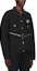 Shop WE11DONE Classic WD Logo Zip Denim Jacket Black Unisex Fall Collection. WD-DJ6-20-060-U-BK