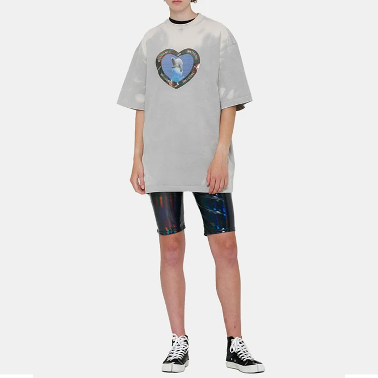 WE11DONE Color-Changing Polar Bear Heart T-Shirt Unisex Ivory White WD-TT8-20-105-U-IV 圖 5