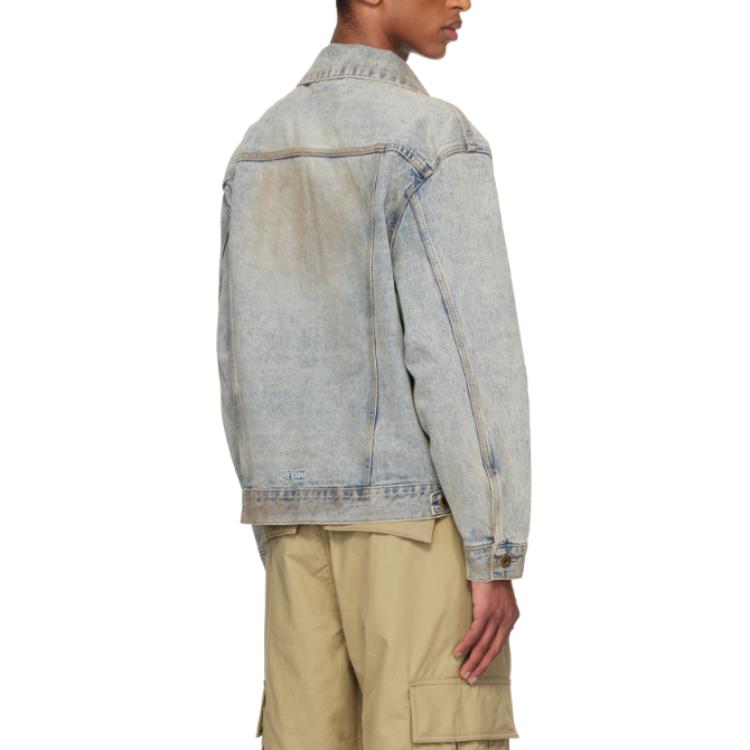 WE11DONE Colorblock Denim Jacket  Long Sleeve Blue WD-DJ3-24-315-U-SK 圖 3