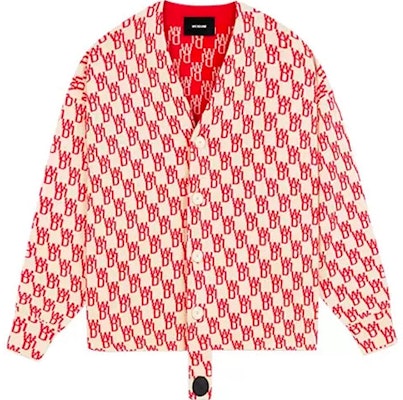 WE11DONE 色塊標誌提花羊毛羊絨V領毛衣 中性 黃色 WD-KC9-20-184-U-YE Order WE11DONE 色塊標誌提花羊毛羊絨V領毛衣 中性 黃色 WD-KC9-20-184-U-YE