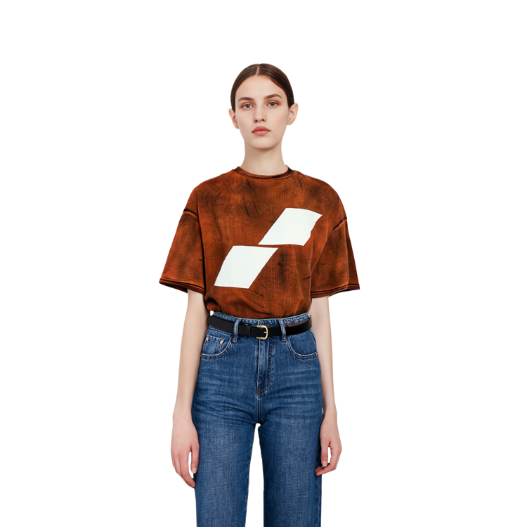 WE11DONE Diamond Logo Printed Short Sleeve T-Shirt Unisex WD-TT1-22-678-U-OR 圖 10