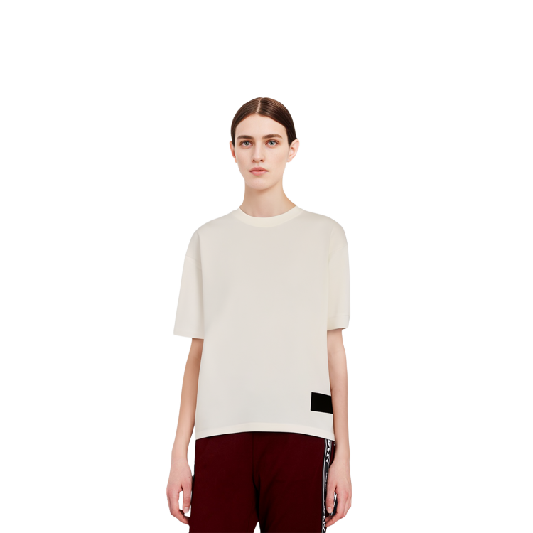 Cheap WE11DONE Dopamine系列彩虹標誌印花白色男女款圓領長袖T恤 WD-TT1-22-848-U-WH