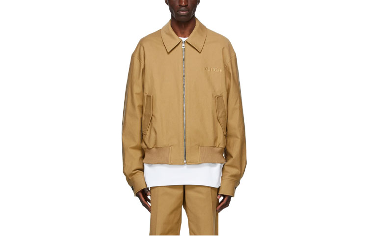 WE11DONE Embroidered Logo Jacket Khaki WD-JP9-20-104-M-BG