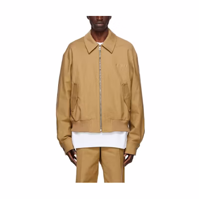 WE11DONE Embroidered Logo Jacket Khaki WD-JP9-20-104-M-BG