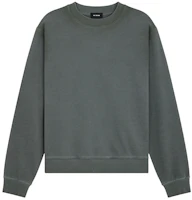 WE11DONE Embroidered Logo Washed Vintage Sweatshirt Unisex Charcoal Grey. WD-TS2-24-721-U-CH WE11DONE Embroidered Logo Washed Vintage Sweatshirt Unisex Charcoal Grey. WD-TS2-24-721-U-CH