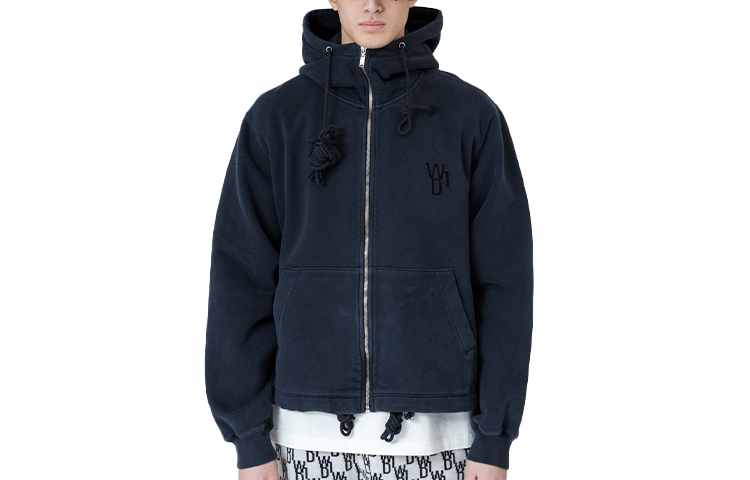 WE11DONE Embroidered Teddy Cartoon Unisex Sweatshirt Navy Blue WD-TH9-20-124-U-NV 圖 3