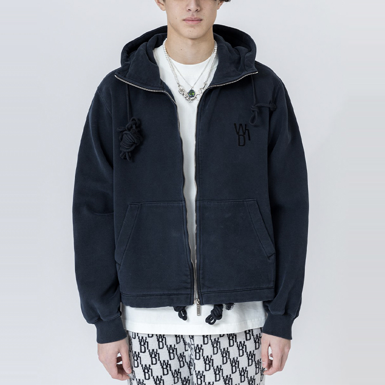 WE11DONE Embroidered Teddy Cartoon Unisex Sweatshirt Navy Blue WD-TH9-20-124-U-NV 圖 4