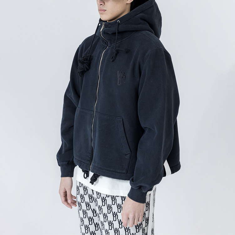 WE11DONE Embroidered Teddy Cartoon Unisex Sweatshirt Navy Blue WD-TH9-20-124-U-NV 圖 5