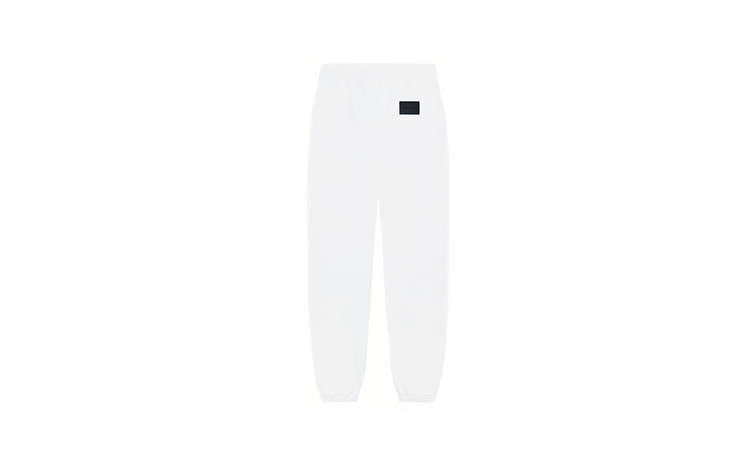 Lookbook WE11DONE Front Logo Printed Mid-Rise Jogger Pants Unisex Light Grey WD-TA1-23-993-U-GY