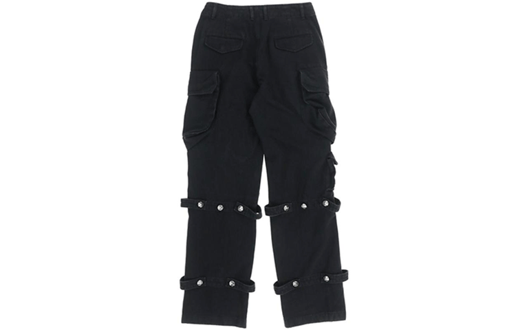 WE11DONE FW21  Loose Fit Black Denim Cargo Pants WD-DP3-21-303-M-BK 圖 3