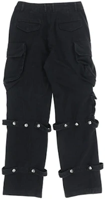 WE11DONE FW21 ルーズフィット ブラック デニム カーゴパンツ WD-DP3-21-303-M-BK Lookbook WE11DONE FW21 ルーズフィット ブラック デニム カーゴパンツ WD-DP3-21-303-M-BK