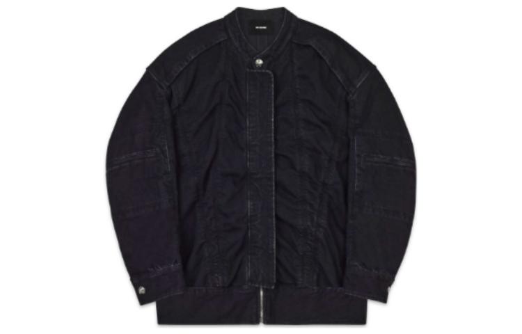 WE11DONE FW21 Black Cropped Jacket - Fall Season WD-DJ3-21-331-U-BK