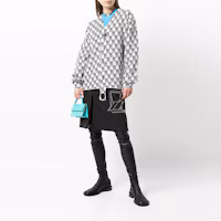 Lookbook WE11DONE FW21 黑色裝飾中長裙 WD-F13-21-261-W-BKBLACK