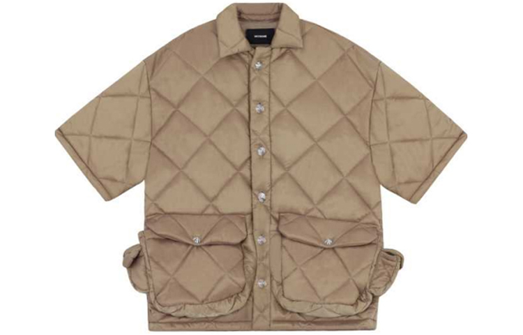 WE11DONE FW21 Double Pocket Button-Up Jacket Brown Unisex WD-BL3-21-140-U-BG