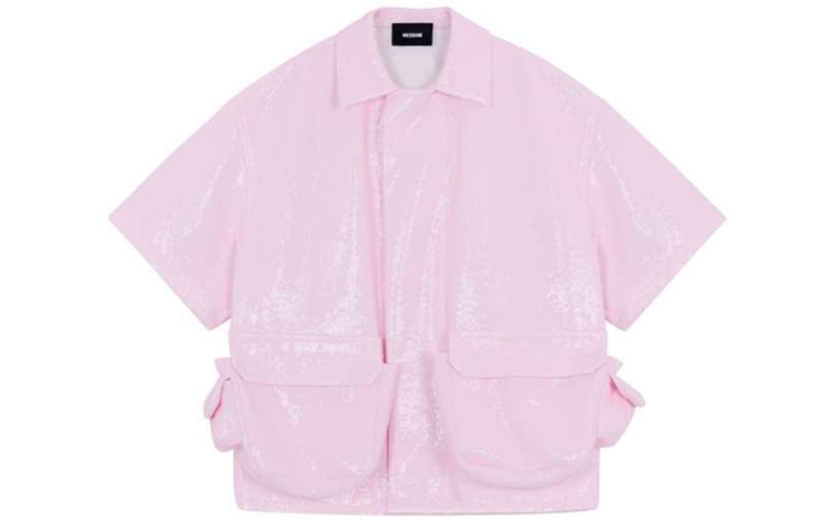 WE11DONE FW21 Double Pocket Jacket Unisex Rose Pink WD-BL3-21-139-U-PK