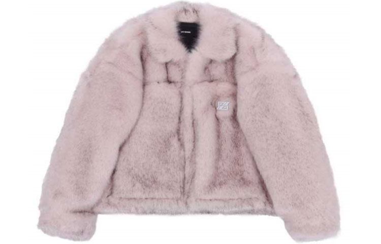 WE11DONE FW21 Faux Fur Jacket Pink Unisex WD-JK3-21-176-U-BP